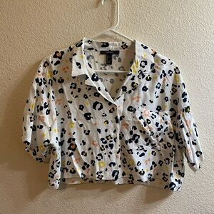 Forever 21 - Cheetah Print Crop Top